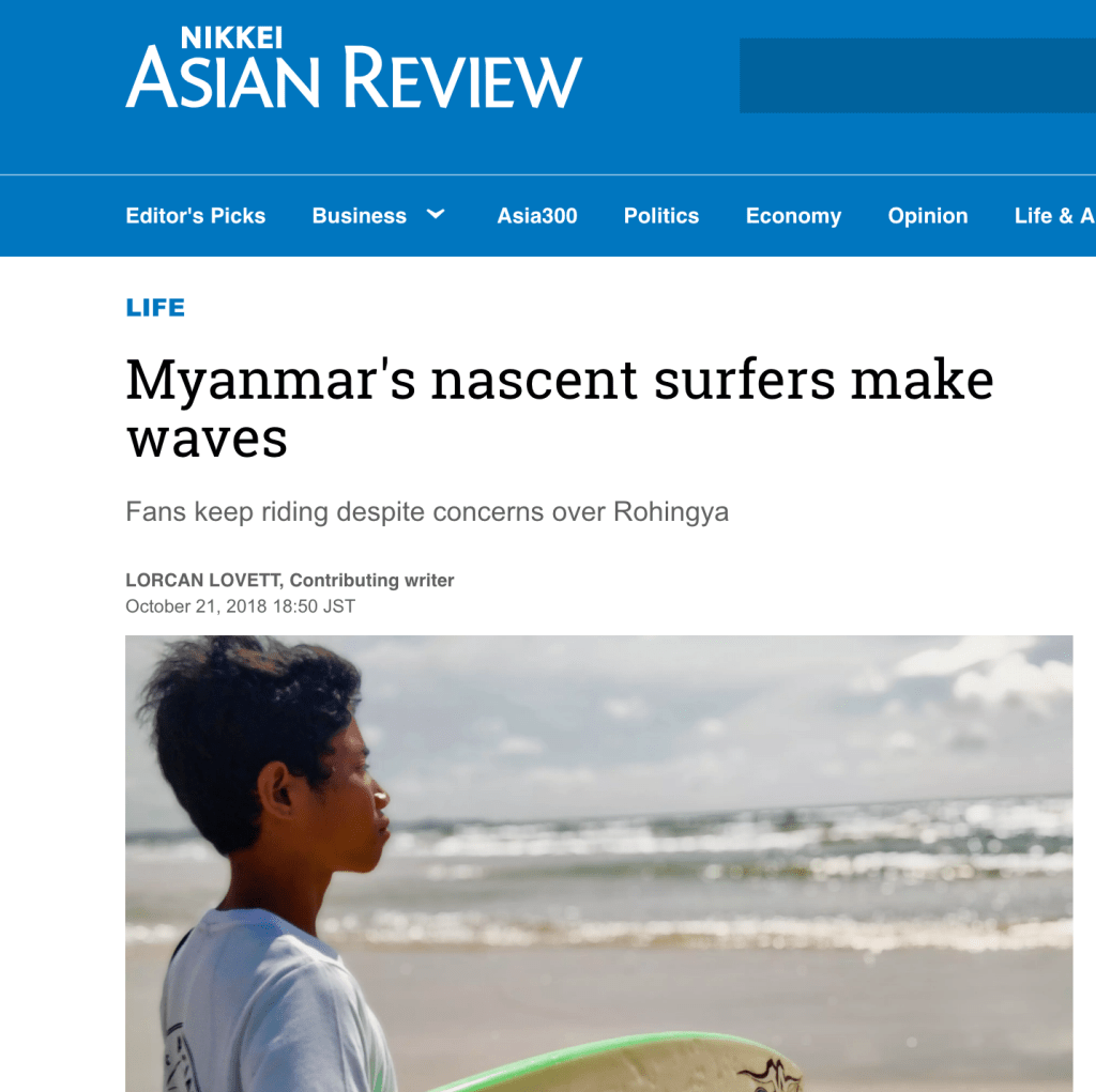 Myanmar’s nascent surfers make&nbsp;waves