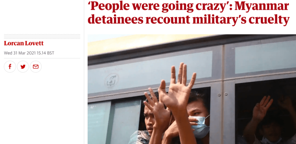 ‘People were going crazy’: Myanmar detainees recount military’s&nbsp;cruelty